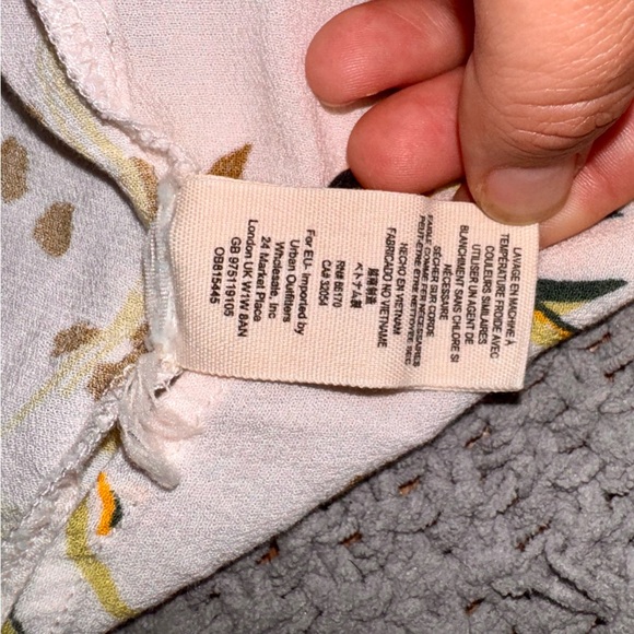 Free People Boho Bella Floral Print Bell Sleeve Tunic Top Dress L? No Tag - Picture 8 of 11